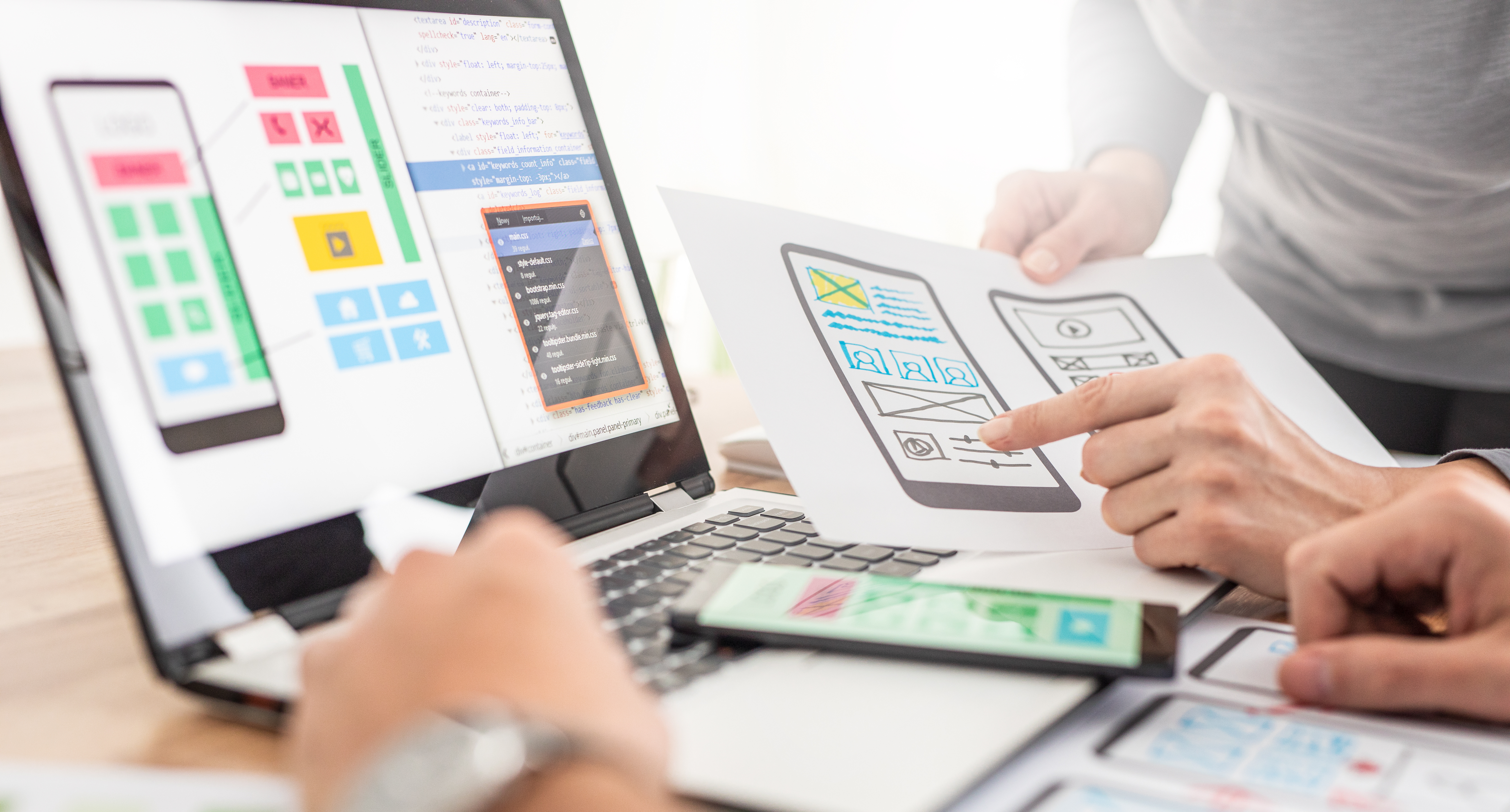 AIを活用した効率的なWeb制作のイメージ